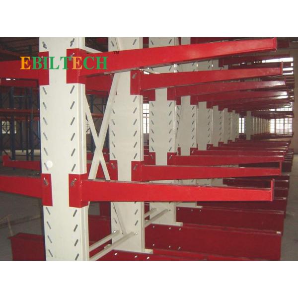 Roller Cantilever Storage Rack System , Tire Cantilever Pallet Rack Shelving Galvanized