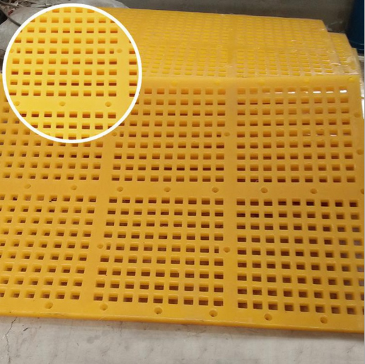 Round Polyurethane Screen Panel with 10mm Aperture Self Cleaning Vibrating Screen Mesh for Mining