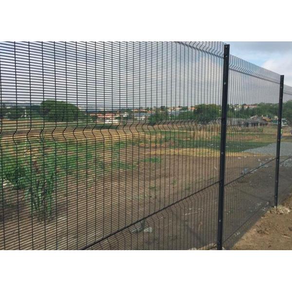 3 X 0.5 inch PVC Coated Welded Wire Mesh 10 Gauge 3510 Wire Security Fence Panels