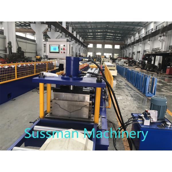 0.4-0.7mm Metal Steel Roof Rain Gutter Roll Forming Machine PPGI GI Building Material