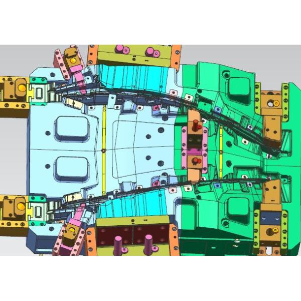 1.2344ESR Multi Cavity PA66 GF30 Plastic Injection Molding for Car Parts