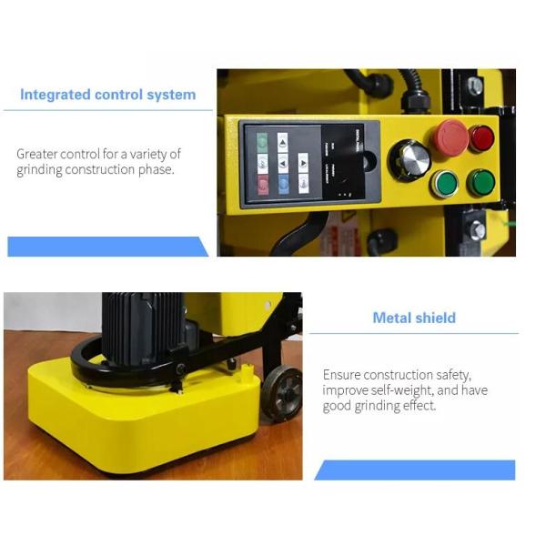 7.5KW Edge Small Floor Terrazzo Polisher Concrete Floor Grinding Machines Surface 630/700mm