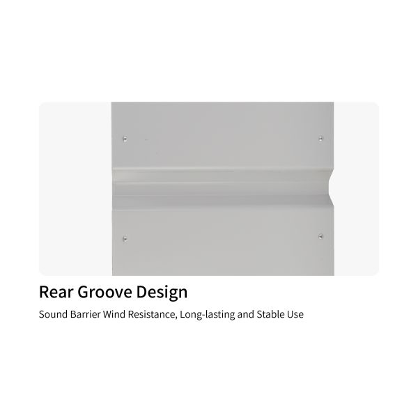 Galvanized Steel Sheet Shell Multi-Size Customizable Entire Set Sound Absorbing Sound Dampening Panel Energy Storage Sound Barrier