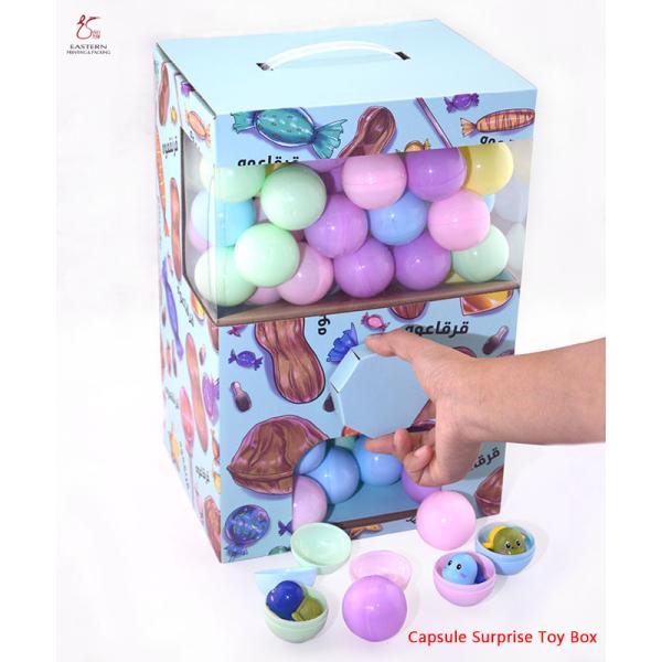 Custom Corrugated Cardboard Box with Handle | Capsure Surprise Toy Boxes Packaging