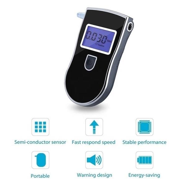 Digital Alcohol Breath Analyzer with Fast Response Time and Touch Screen Printer