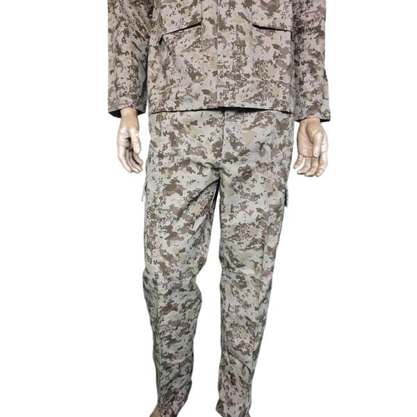 BDU Desert Digital Camo Training Uniform Set with Button Closure
