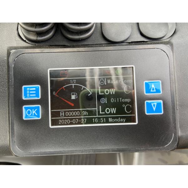 3.5 Ton 3000kg Triple Mast Diesel Forklift Off Road 4X4 Wheel Loader for Home on Farms