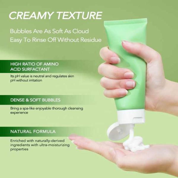 Facial Cleanser for Men and Women Deep Cleansing Shrinking Pores Moisturizing and Moisturizing Face Wash