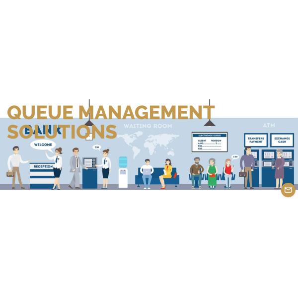 Self Service Kiosk Queue Management System With Thermal Printer