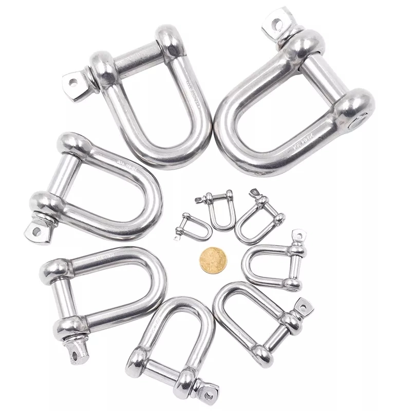 Rigging Hardware Forging Parts Us Type G210 G209 G2150 G2130 Die Forging Marine Stainless Steel Forged Chain Lifting Shackle D Shackle Bow Shackle