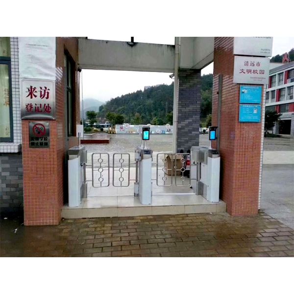 Durable High Security Swing Gate Turnstile Anti Climb with Heavy Duty Chassis
