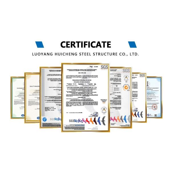 EPS Panel H Shaped Steel Structure Workshop ISO CE Certified Corrosion Resistant