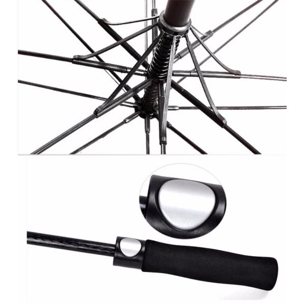 62 Inch 68 Extra Large Oversize Double Vented Umbrella , Windproof Golf Umbrellas