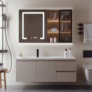 China SONSILL Single Sink Floating Bathroom Vanity Environmentally Friendly on sale