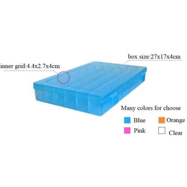 6-Compartment Plastic Storage Box for Hardware Tools / Gadgets, medicine storage box with lock, medicine mini storage bo