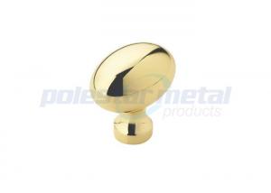 Buy cheap Cabinet Knobs And Handles / Polished Brass Zinc Alloy Modern Oval Cabinet Knob product