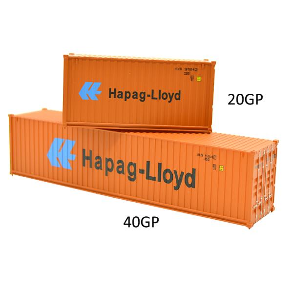 1:87 HO scale railway shipping sea container for model train railroad landscape layout