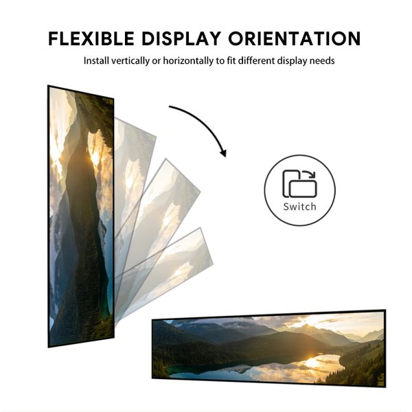 34 Inch Smart Android Bar Display for Interactive Shelf Edge Screen and Retail Digital Signage Player