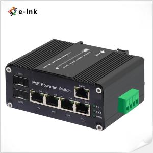 Buy cheap Din Rail 5 Port Industrial PoE Switch SFP Gigabit Ethernet Switch product