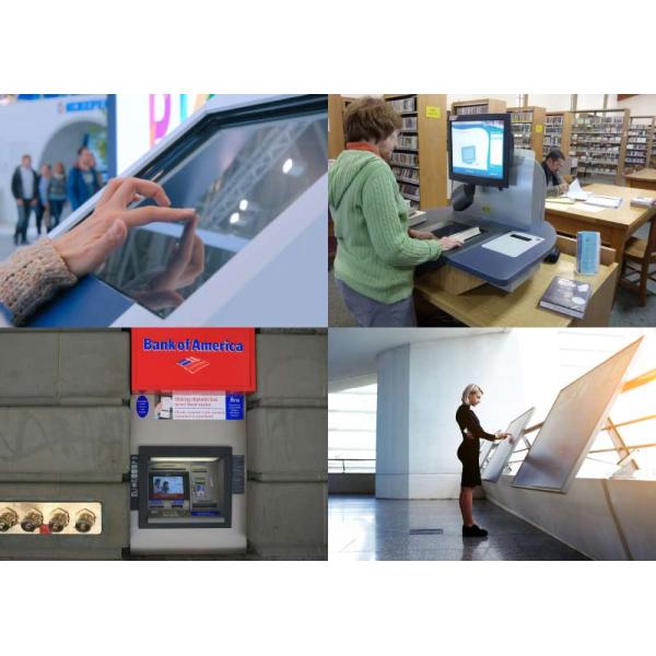 17 Inch SAW Touch Monitor IP65 Water Resistant 1280×1024 Resolution