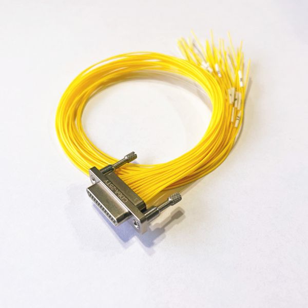 25 Pin Female Right Angle Micro Rectangular Electrical Connector for PCB Applications