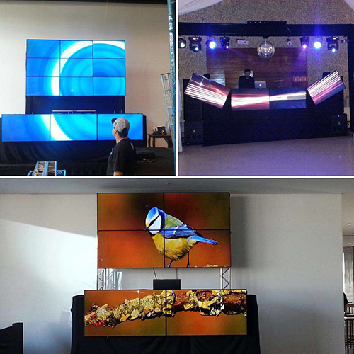 650cd/m2 55" 1920x1080 3X3 Narrow Bezel LCD Display