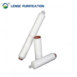 Buy cheap 10 Inch Nylon Pleated Filter Cartridge Built In Stainless Steel product