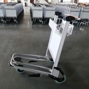 China 3 Wheel Airport Luggage Trolley For Transportation Airport Luggage Carts on sale