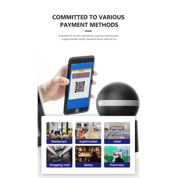 A Alipay 2D Barode Scanner Pdf417 Qr Code Reader for Supermarket Driver License 2D Bar Code Reader Barcode Scanner