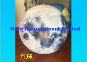 Buy cheap Moon Inflatable Advertising Balloon 2.2m , Custom Inflatable Balloons With LED Light product
