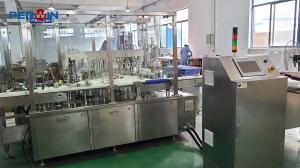 China PLC Bus Control Vial Filling Line with Argon Fill for Oxygen Level Below 5% on sale