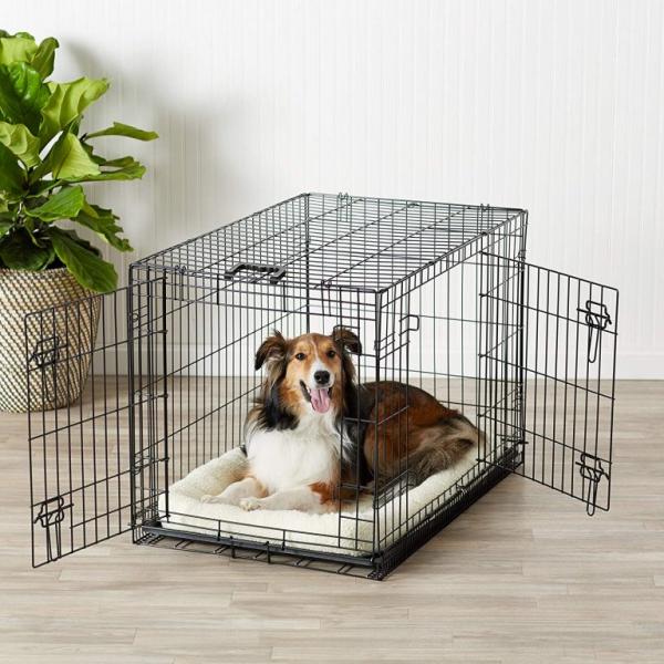 Solid Construction 15kgs 123cm Foldable Metal Dog Crate