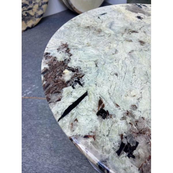 Brazilian Marble Cafe Table Marble Center Table Scratch Resistant Long Lifespan