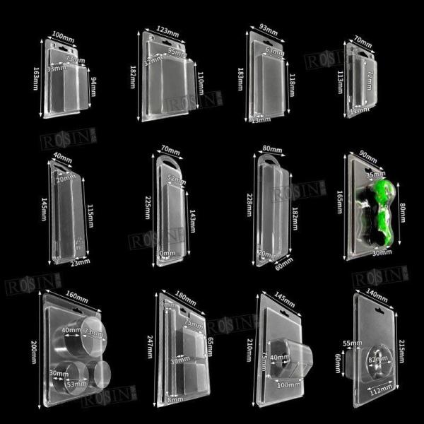 Custom Plastic Pet Clear Blister Disposable Clamshell Packaging Action Figure Display Case Protector Blister Clamshell For 3.5 In Loose Action Figures