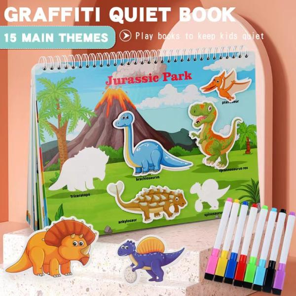 Hot Stamping Hard Cover Book Printing For Kids Educational Montessori Book ODM