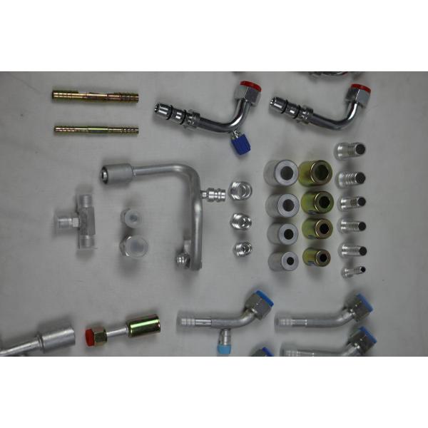 #6 #8 #10 #12 Al joint with Al jacket (Female Flare)/Straight 45° 90°Shape / auto air conditioning hose fitting