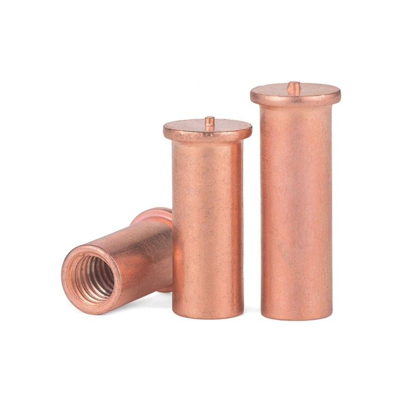 Customizable Copper Plating Seed Welding Fixing Studs ITR ITS Mining Welding Point Nut for Long-Lasting Performance