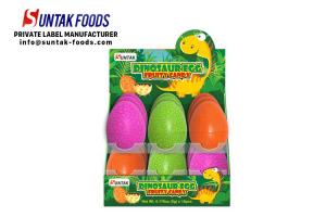 China Classic novelty candy toys dinosaur egg jelly bean candy for kids on sale