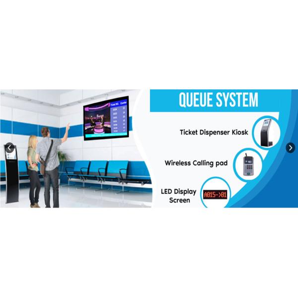 17Inch 19 Inch 22 Inch Take A Number Machine QMS Queue Management System In Bank
