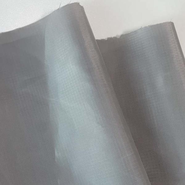 China factory biodegradable polyester fabric 300T rip stop taffeta fabric