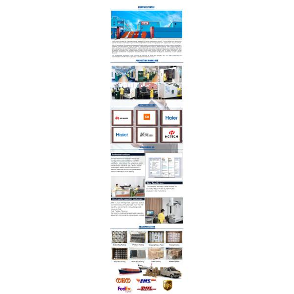 YMP Mechanical Robot Parts ISO9001 High Precision CNC Machining Services