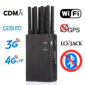 China Portable Cell Phone Jammer wholesale Best Signal Jammer High-Power 8 Bands Switch Control Cell Jammer Phone Jammer on sale