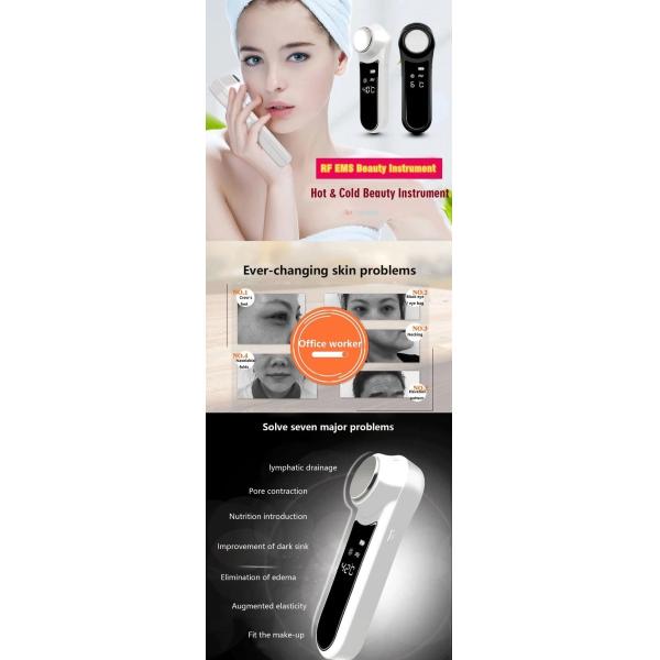 USB Rechargeable Face Lifting DC 5V 2.5W Hot Cold Face Massager