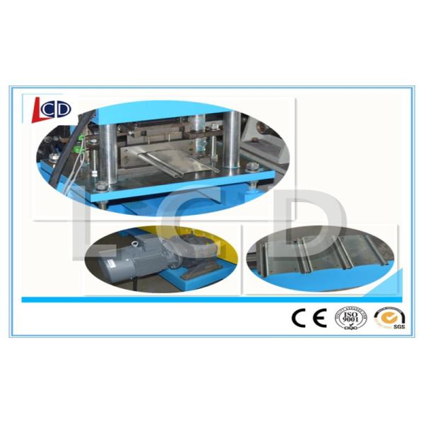 Hydraulic Cutting Shutter Door Roll Forming Machine With 12 Rollers PLC Control