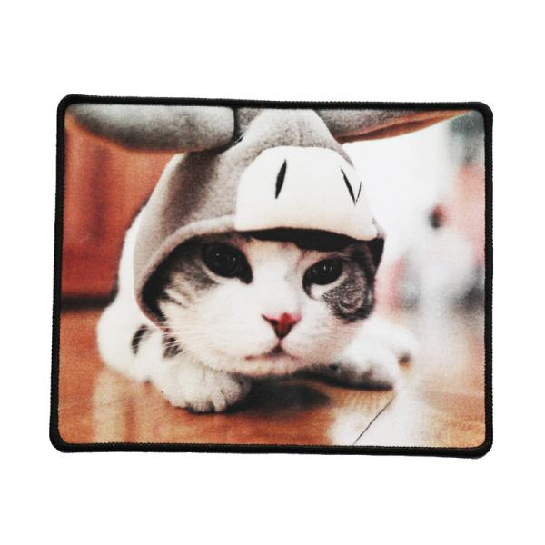 Nature Rubber Fabric Cloth Mouse Pad With Full Color Sublimation Printing