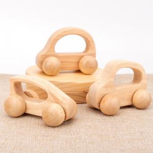 China Beech Unisex ISO9001 Wooden Car Toy Police Montessori on sale