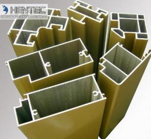 Buy cheap T66 Sand Blasting Satin Aluminum Door Extrusions ROHS / SGS Approval product
