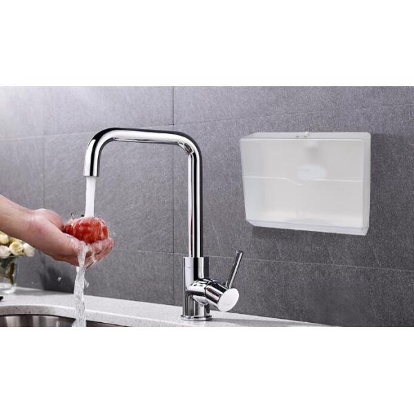 Lavatory Hand Paper Dispenser , Lockable Z / C Fold Tissue Paper Dispenser