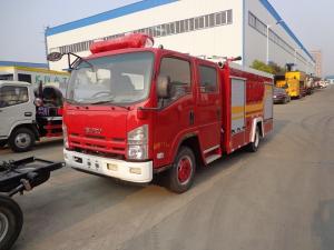 China ISUZU 700P Rescue Fire Truck , 4 Tons 190HP Wildland Fire Trucks Good Performance on sale