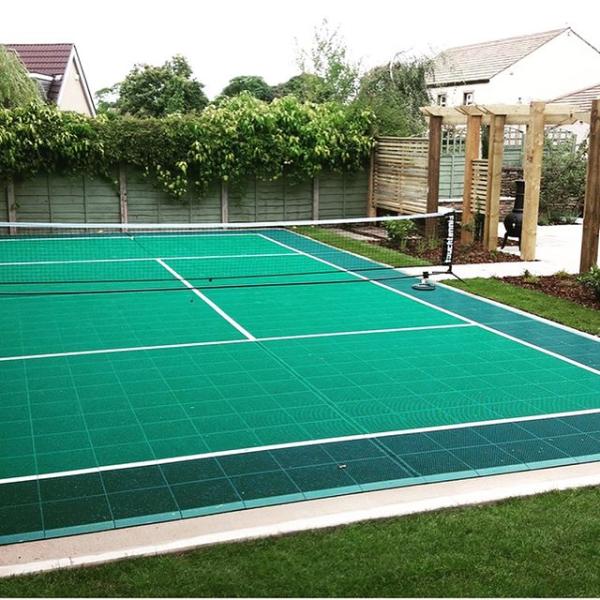Polypropylene Interlocking PP Tiles , Weather Resistant Outdoor Sports Flooring Tiles